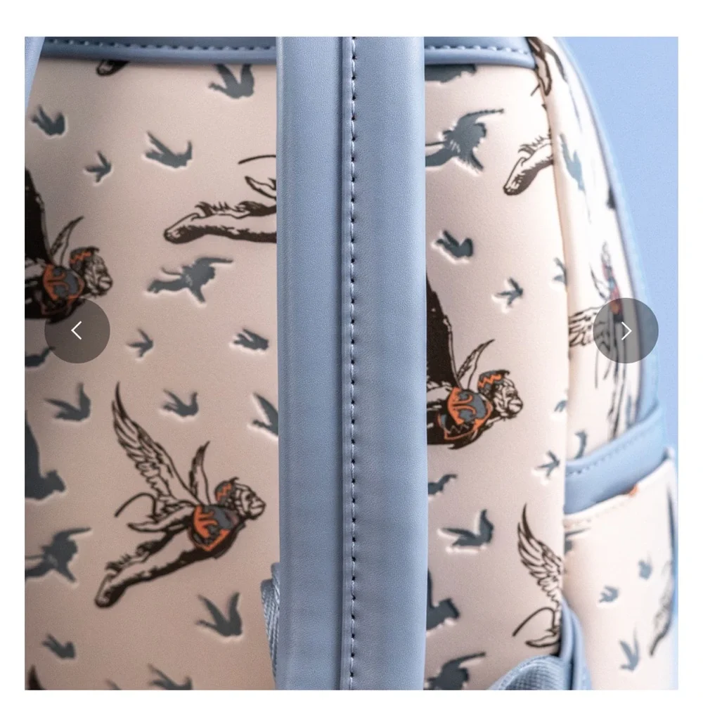 Loungefly The Wizard of Oz Flying Monkeys AOP Mini Backpack & Wallet Set